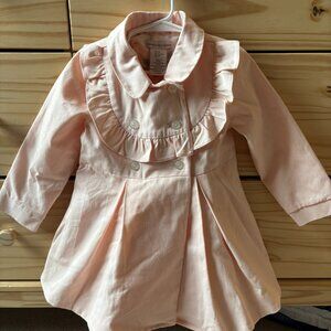 Catherine Malandrino pink toddler coat